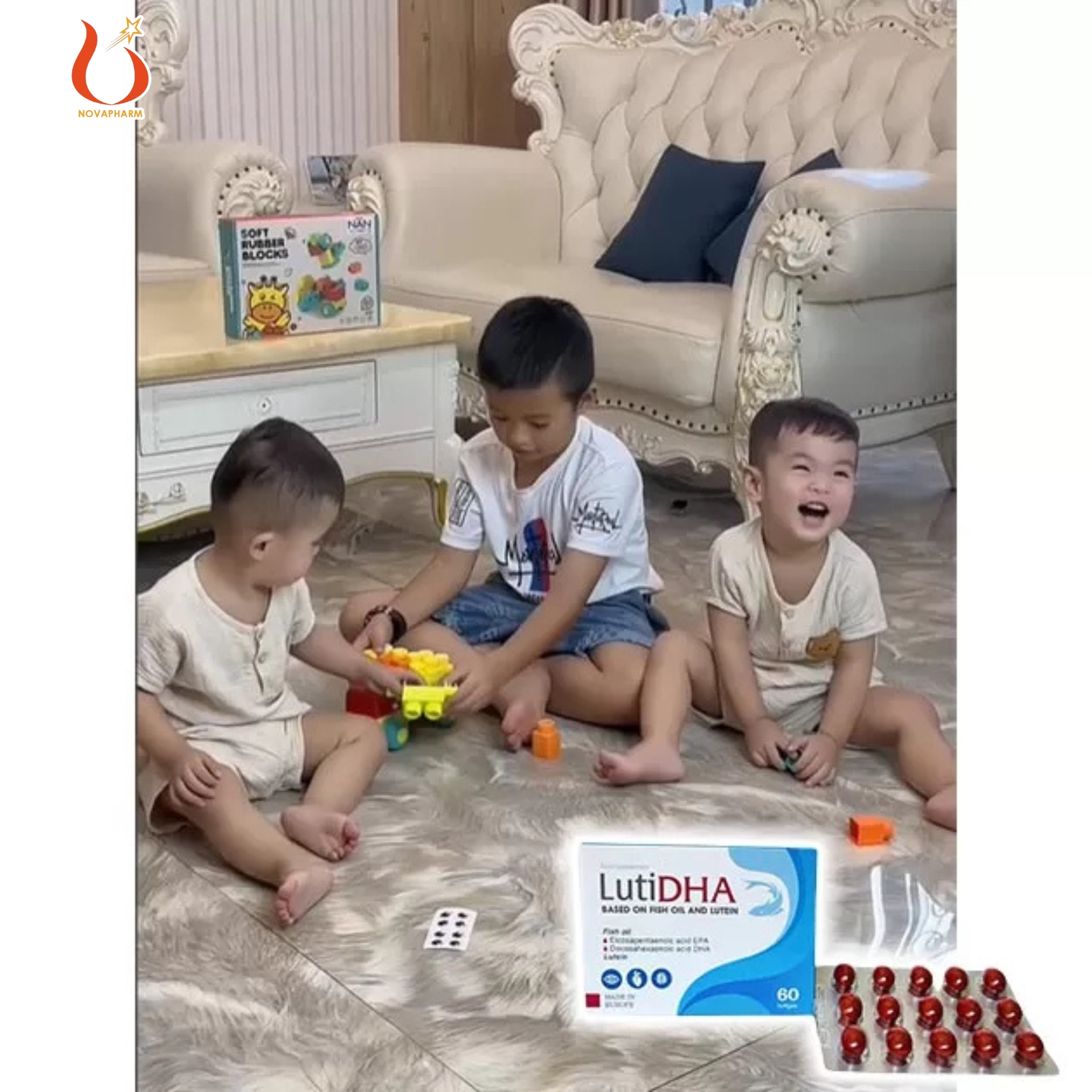 LutiDHA được phân phối bởi Novapharm Việt Nam