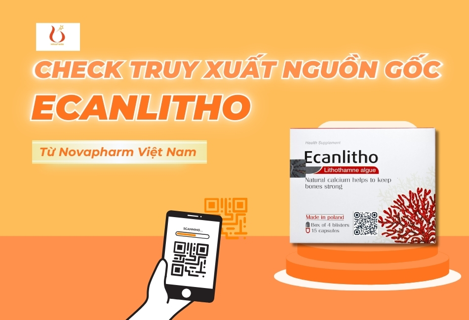 Cách Dẫn Kiểm Tra Nguồn Gốc Ecanlitho Phân Phối Bởi Novapharm Việt Nam